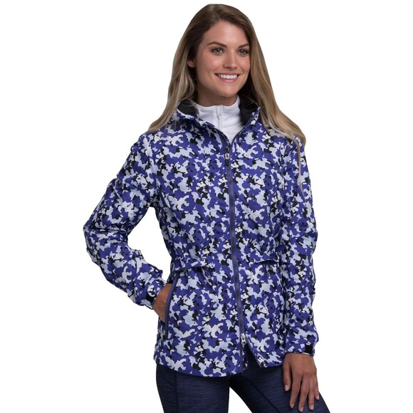 NWT Zero Restriction Women's Emerson Golf Jacket Size M Hooded Windproof - Picture 1 of 15